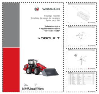 Weidemann 4080LP T Telescopic Loader Parts Catalog v1.0 IT ES EN 1000335537