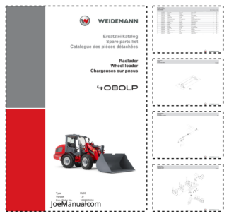 Weidemann 4080LP Wheel Loader Parts Catalog v1.0 DE EN FR 1000335534