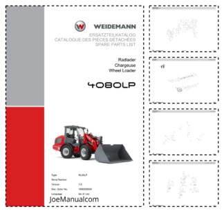 Weidemann 4080LP Wheel Loader Parts Catalog v1.0 DE FR EN
