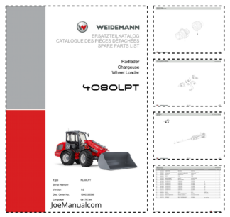 Weidemann 4080LPT Telescopic Loader Parts Catalog v1.0 DE FR EN