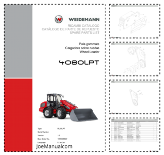 Weidemann 4080LPT Telescopic Loader Parts Catalog v1.0 IT ES EN