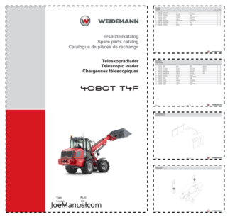 Weidemann 4080T T4F Telescopic Loader Parts Catalog v1.0 DE EN FR