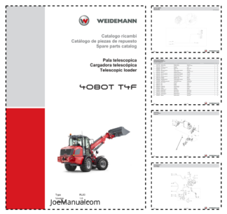 Weidemann 4080T T4F Telescopic Loader Parts Catalog v1.0 IT ES EN