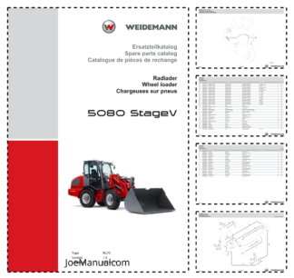 Weidemann 5080 Stage V Wheel Loader Parts Catalog v1.0 DE EN FR