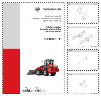 Weidemann 5080 T Telescopic Loader Parts Catalog IT ES EN