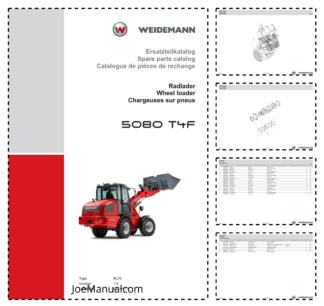 Weidemann 5080 T4F Wheel Loader Parts Catalog v1.0 DE EN FR