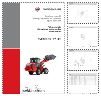 Weidemann 5080 T4F Wheel Loader Parts Catalog v1.0 IT ES EN