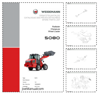 Weidemann 5080 Wheel Loader Parts Catalog v1.0 DE FR EN
