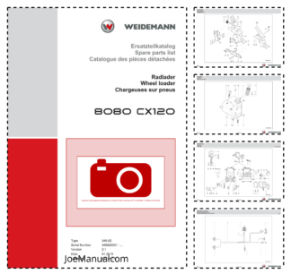 Weidemann 8080 CX120 Wheel Loader Parts Catalog v2.1 SN 34502001- DE EN FR