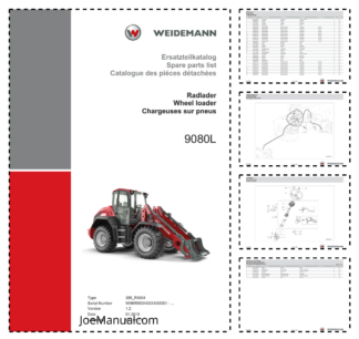 Weidemann 9080L Wheel Loader Parts Catalog SN WNKR9004XXXX0001- v1.2 DE EN FR