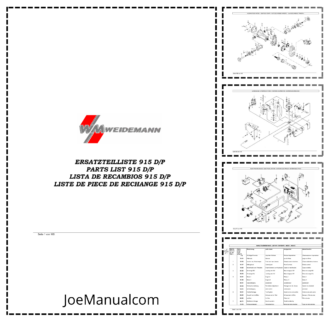 Weidemann 915 D P Wheel Loader Parts Catalog