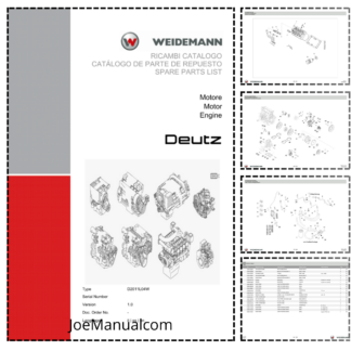 Weidemann Deutz D2011L04W Engine Parts Catalog v1.0 IT ES EN