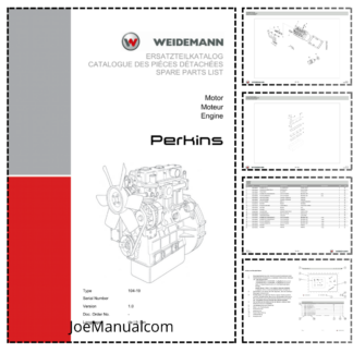 Weidemann Perkins 104-19 Engine Parts Catalog v1.0 DE FR EN
