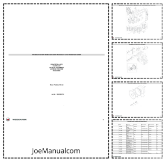 Weidemann Perkins 104-22 Engine Parts Catalog