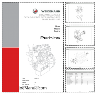 Weidemann Perkins 404D-15 Engine Parts Catalog v1.0 DE FR EN