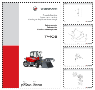 Weidemann T4108 Telehandler Parts Catalog v1.0 DE EN FR