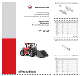 Weidemann T4512 Telehandler Parts Catalog DE EN FR