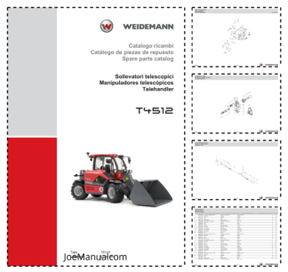 Weidemann T4512 Telehandler Parts Catalog IT ES EN