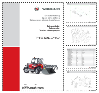 Weidemann T4512CC40 Telehandler Parts Catalog v1.0 DE EN FR