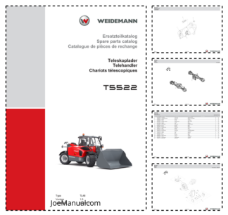 Weidemann T5522 Telehandler Parts Catalog v1.0 DE EN FR