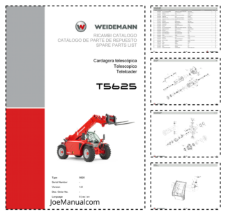 Weidemann T5625 Telehandler Parts Catalog v1.0 IT ES EN