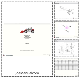 Weidemann T5625CX80 Telehandler Parts Catalog