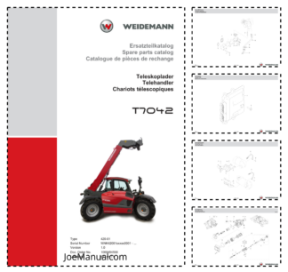 Weidemann T7042 Telehandler Parts Catalog SN WNK42001XXXX0001 v1.0 DE EN FR