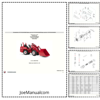 Wiedemann 1370 P33 P43 P46 P48 P59 Wheel Loader Parts Catalog
