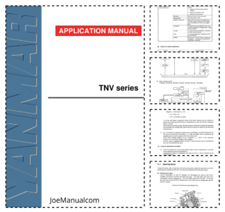 Yanmar 2TNV 3TNV 4TNV Series Engine Operators Manual EN