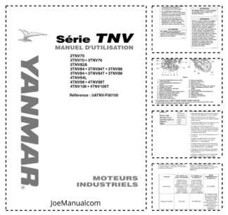Yanmar 2TNV 3TNV 4TNV Series Engine Operators Manual FR
