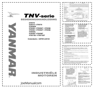 Yanmar 2TNV 3TNV 4TNV Series Engine Operators Manual NL