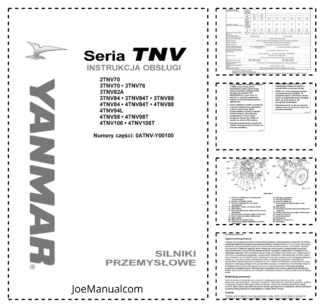 Yanmar 2TNV 3TNV 4TNV Series Engine Operators Manual PL