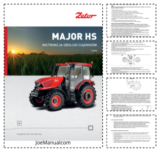 Zetor Major HS Tractor Operators Manual PL 2018