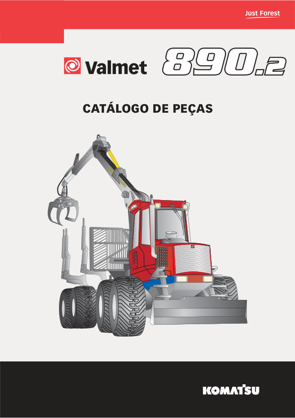 Valmet 890.2 Forwarder Parts Catalog PT - Image 2