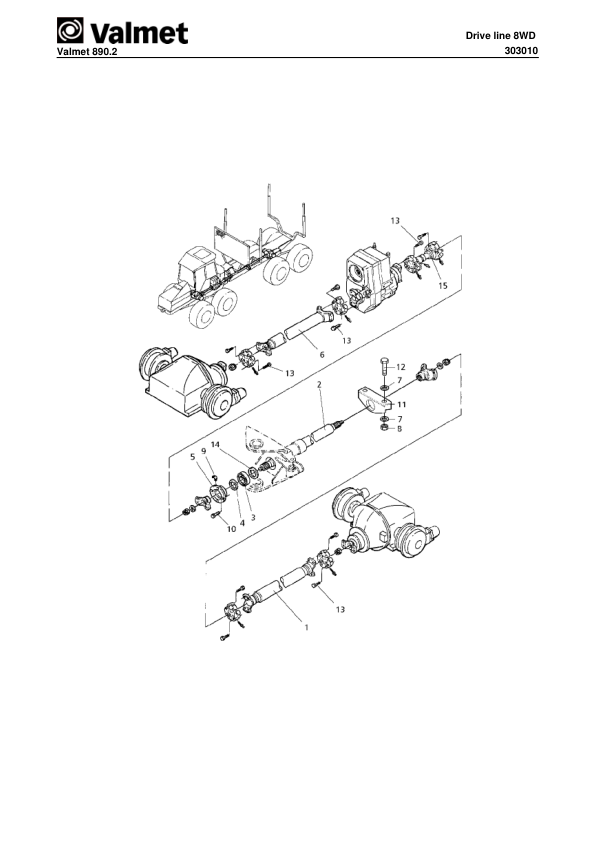 Valmet 890.2 Forwarder Parts Catalog PT - Image 11