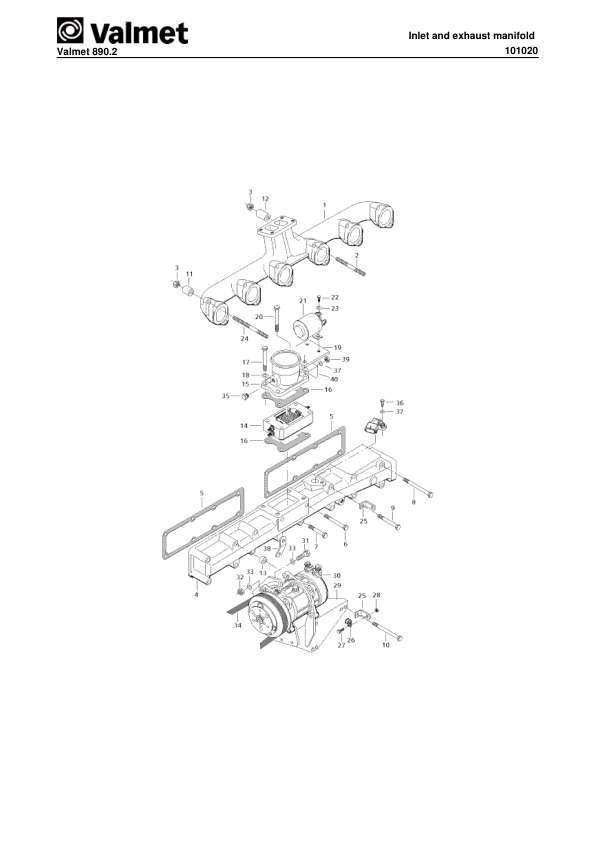 Valmet 890.2 Forwarder Parts Catalog PT - Image 3