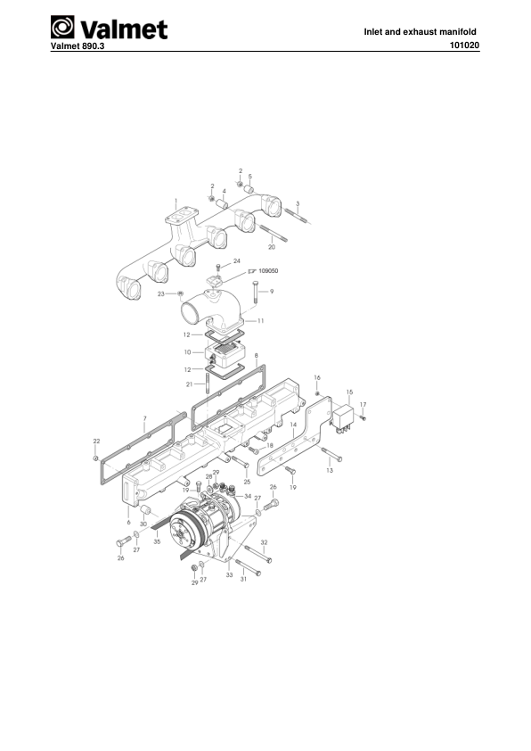 Valmet 890.3 Forwarder Parts Catalog - Image 7