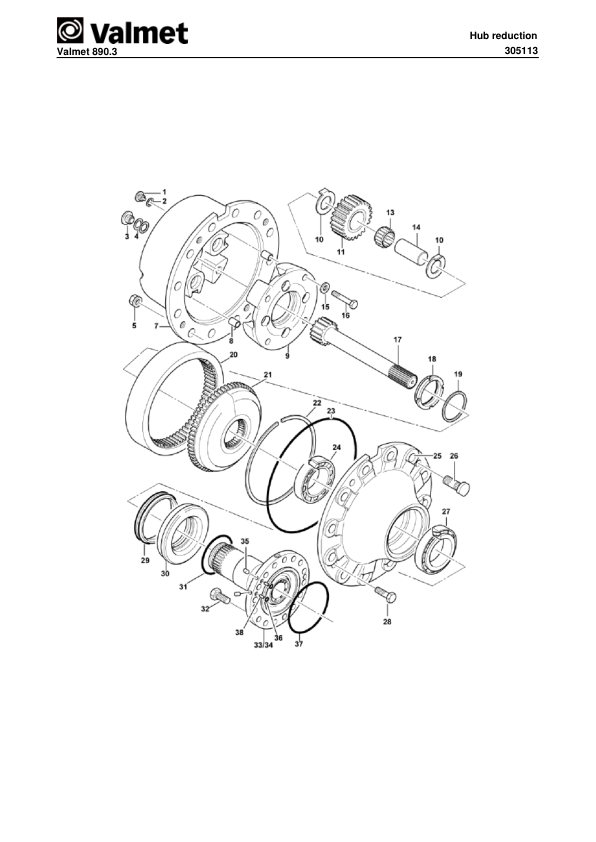 Valmet 890.3 Forwarder Parts Catalog - Image 9