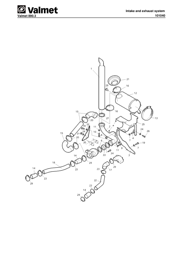 Valmet 890.3 Forwarder Parts Catalog - Image 5