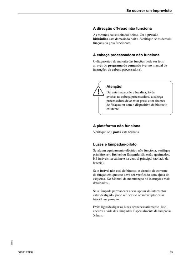 Valmet 901.4 911.4 Harvester Operators Manual SN 411002 and UP PT - Image 15