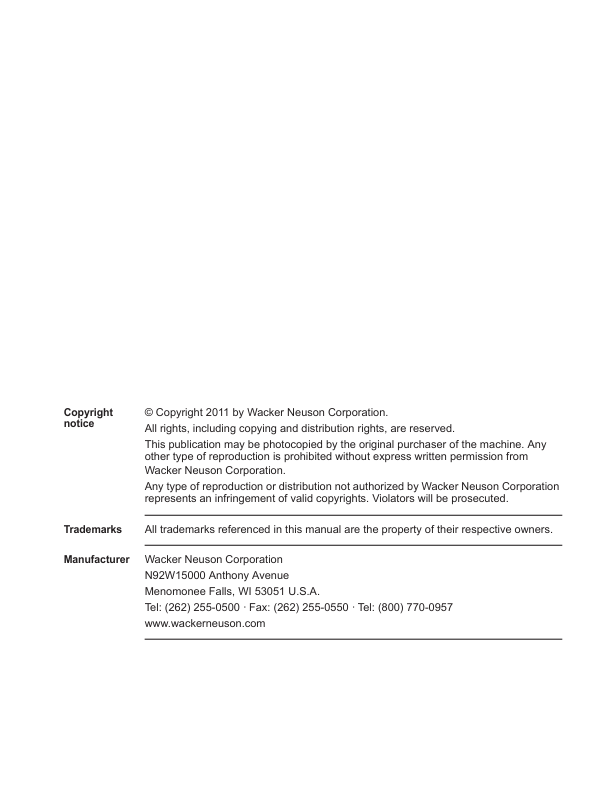 Wacker Neuson BS 50 60 70 500 600 700 65 650 70 720 Rammer Repair Manual v11 - Image 3
