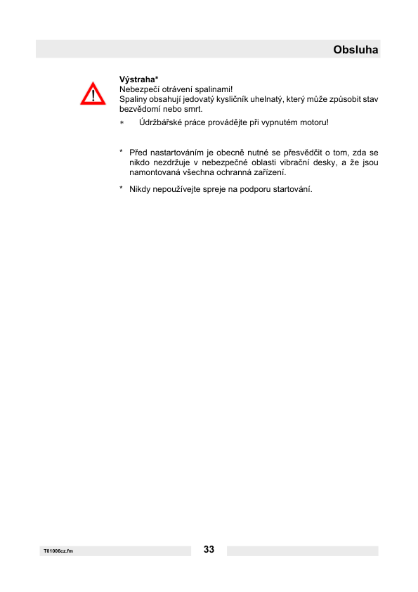 Wacker Neuson DPU 6055He Vibratory Plate Operators Manual CZ - Image 11