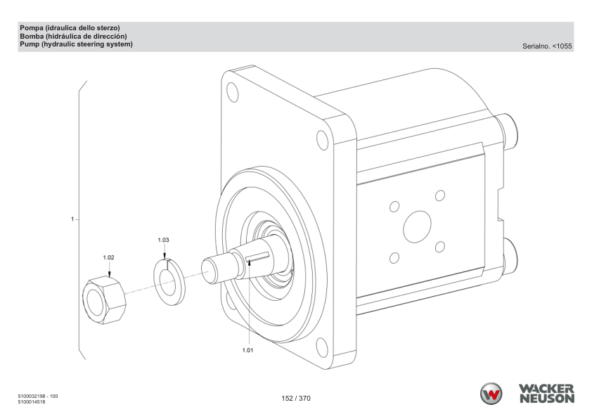Wacker Neuson RD 27-120.3 Roller Parts Catalog v100 IT ES EN - Image 10