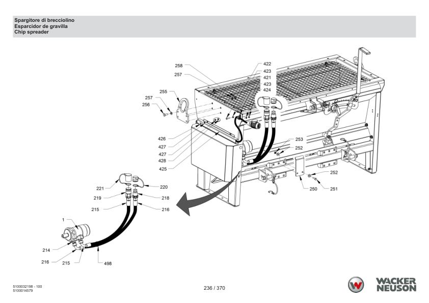 Wacker Neuson RD 27-120.3 Roller Parts Catalog v100 IT ES EN - Image 12