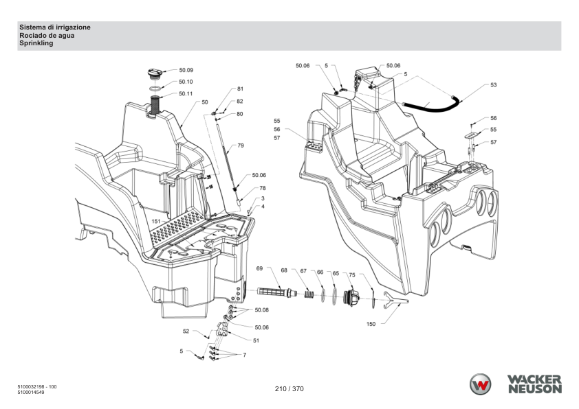 Wacker Neuson RD 27-120.3 Roller Parts Catalog v100 IT ES EN - Image 11