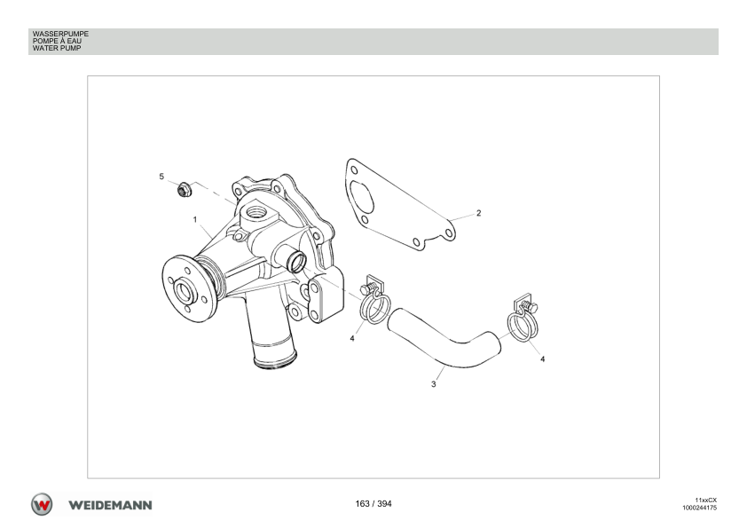 Weidemann 1130CX30 Wheel Loader Parts Catalog v1.0 DE FR EN - Image 6