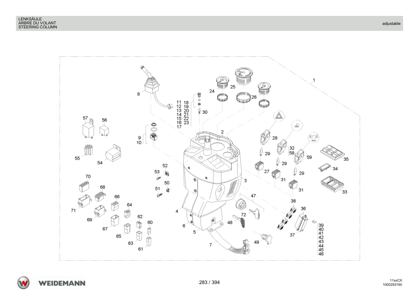 Weidemann 1130CX30 Wheel Loader Parts Catalog v1.0 DE FR EN - Image 7