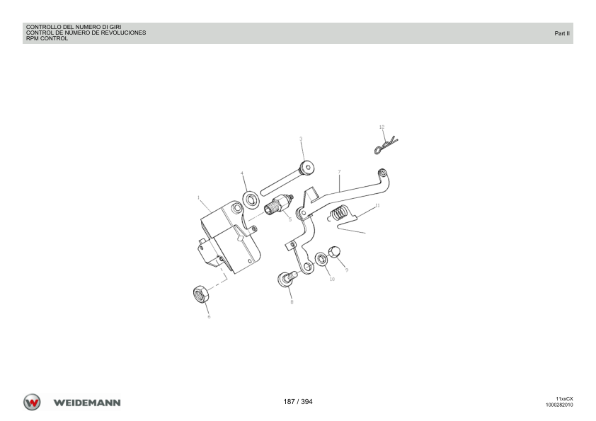 Weidemann 1130CX30 Wheel Loader Parts Catalog v1.0 IT ES EN - Image 7
