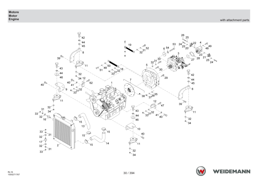 Weidemann 1140CX30 Wheel Loader Parts Catalog SN -3017996 v1.0 IT ES EN - Image 8