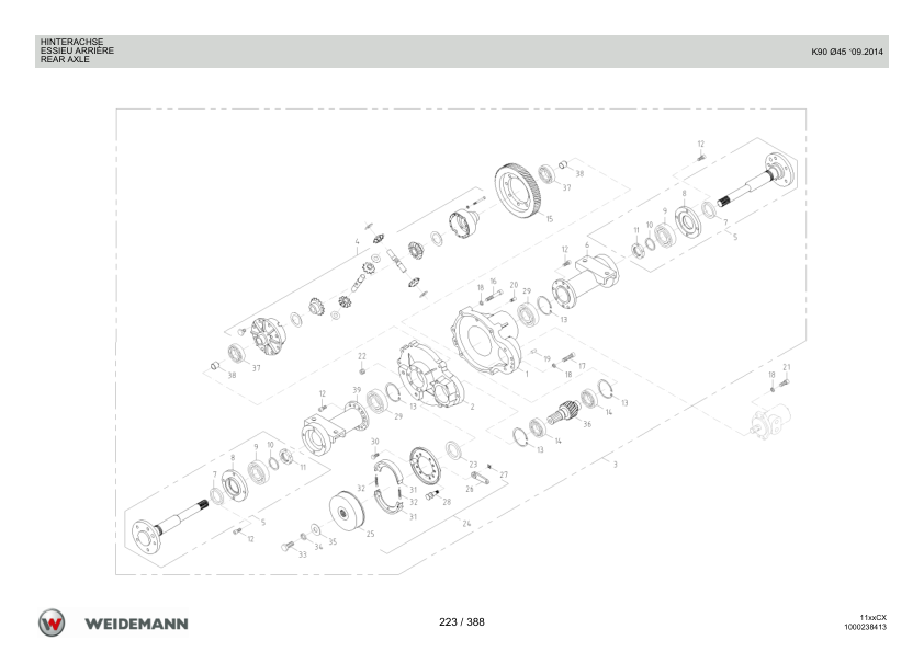 Weidemann 1140CX30 Wheel Loader Parts Catalog v1.0 DE FR EN - Image 7